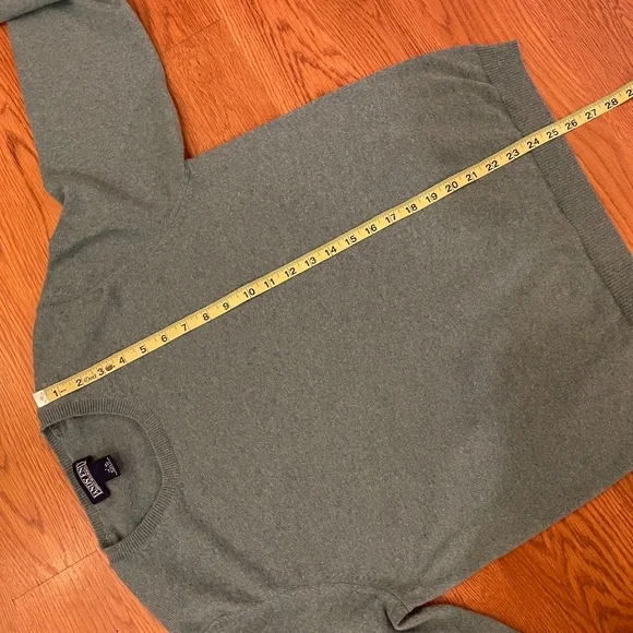 Lands’ End Women’s Heathered Cashmere Sweater, Size L - Picture 5 of 9